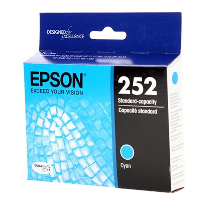 OEM Epson 252 (T252220) Inkjet, Cyan 300 Yield 1