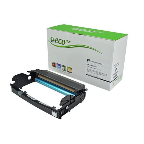EcoPlus Lexmark E260X22G Drum Unit, Black 30K Yield, Made in USA 1