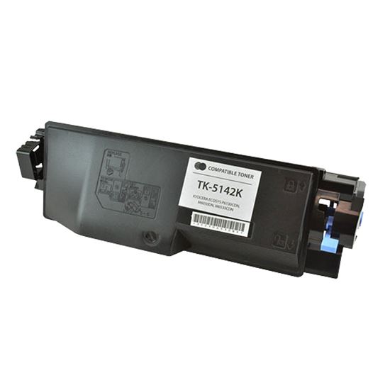 Compatible Kyocera Mita TK-5142K (1T02NR0US0) Toner Cartridge, Black 7K Yield 1