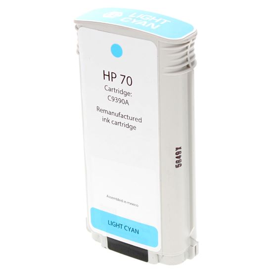 Remanufactured HP 70 (C9390A) Wide Format, Light Cyan 130ml Yield 1