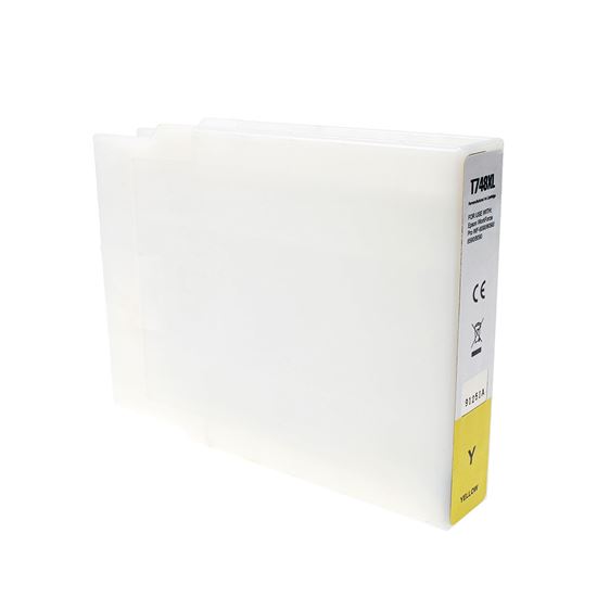 Remanufactured Epson T748XL420 (748XL) Wide Format Ink, Yellow 4K High Yield 1