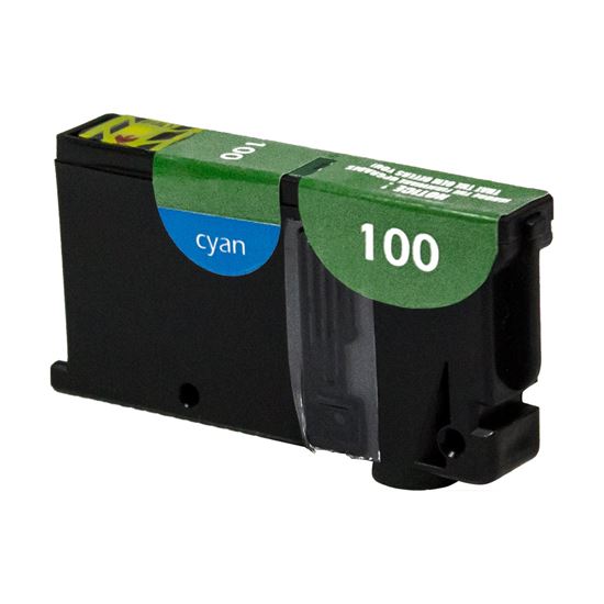 Remanufactured Lexmark 100XL (14N1069) InkJet Cartridge, Cyan 600 Yield 1