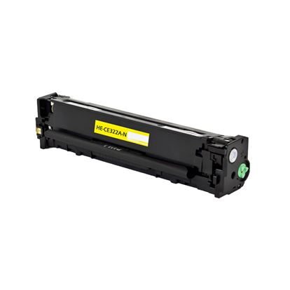 Remanufactured HP 128A (CE322A) Toner Cartridge, Yellow 1.3K Yield 1