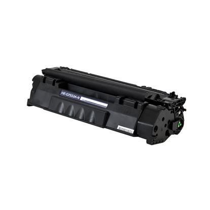 Compatible HP 53A (Q7553A) Toner Cartridge, Black 3K Yield 1