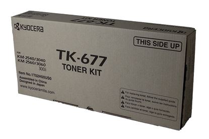 OEM Kyocera Mita TK-677 (1T02H00US0) Toner Cartridge, Black 20K Yield 1