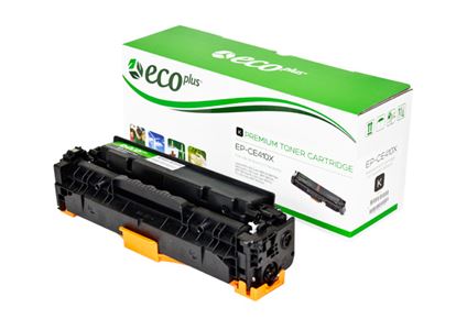 EcoPlus HP 305X (CE410X) Toner Cartridge, Black 4K High Yield 1
