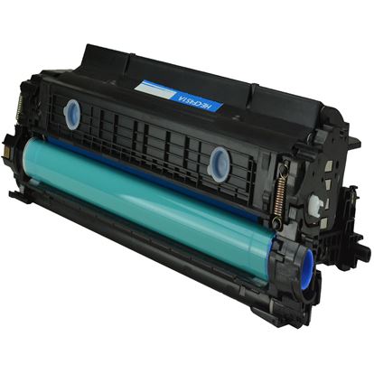 Compatible HP 655A (CF451A) Toner Cartridge, Cyan 10.5K Yield 1