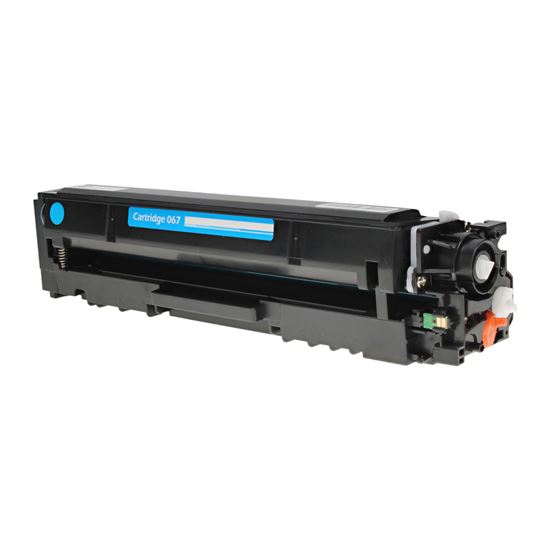 Compatible Canon 067 (5101C001) Toner Cartridge, Cyan 1.25K Yield, (New Chip) 1
