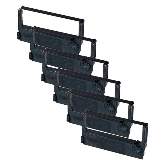 Compatible Epson ERC-23BR POS Ribbon, Black/Red, 6 Pack Value Pack 1