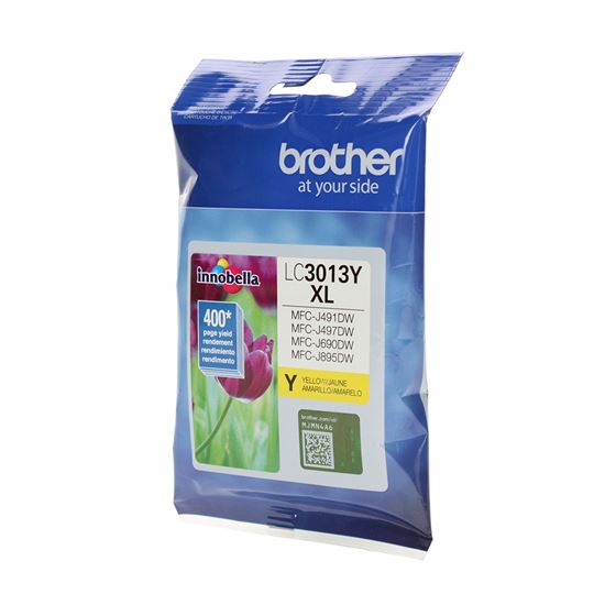 OEM Brother  (LC3013Y) Inkjet, Yellow 400 High Yield 1