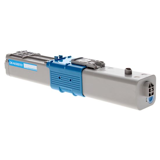 Compatible Okidata C332 C363DN (46508703) Toner Cartridge, Cyan 3K High Yield 1