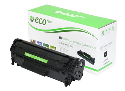EcoPlus Canon FX9 (FX9, FX10, CRG-104) Toner Cartridge, Black 2K Yield 1
