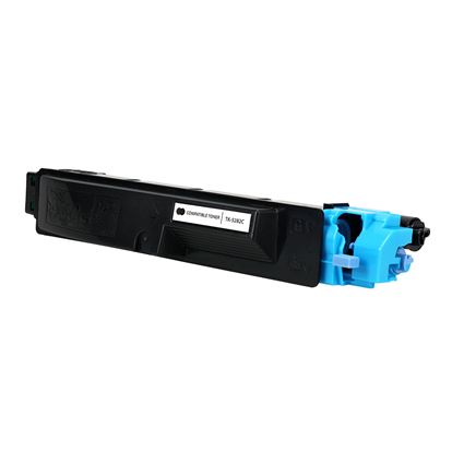 Compatible Kyocera Mita TK-5282C (1T02TWCUS0) Toner Cartridge, Cyan 11K Yield 1