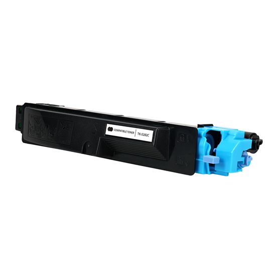 Compatible Kyocera Mita TK-5282C (1T02TWCUS0) Toner Cartridge, Cyan 11K Yield 1