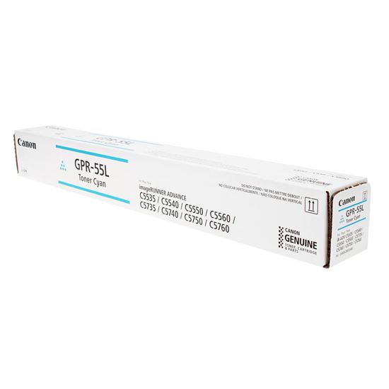 OEM Canon GPR-55L (0485C003) Toner Cartridge, Cyan 26K Yield 1