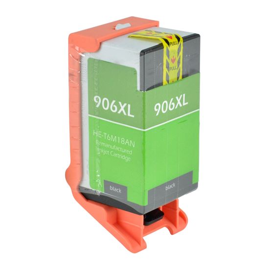 Remanufactured HP 906XL (T6M18AN) InkJet Cartridge, Black 1.5K High Yield 1