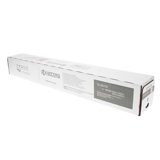 OEM Kyocera Mita TK-8517K (1T02ND0US0) Toner Cartridge, Black 30K Yield 1
