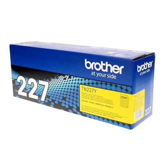 OEM Brother  (TN227Y) Toner Cartridge, Yellow 2.3K High Yield 1