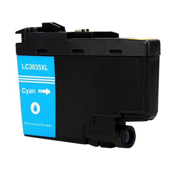 Compatible Brother LC3035 XXL (LC3035C) InkJet Cartridge, Cyan 5K Ultra High Yield 1