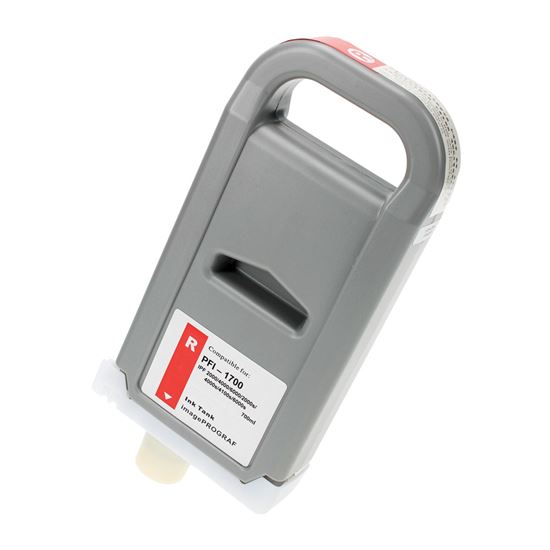 Remanufactured Canon PFI-1700R (0783C001) Wide Format, Red 700ml 1