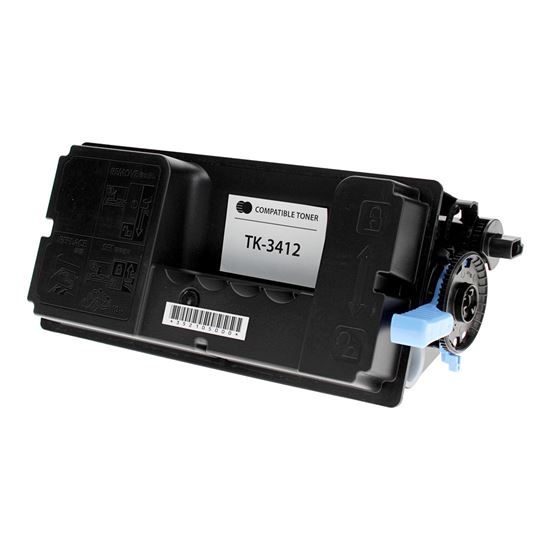 Compatible Kyocera Mita TK-3412 (1T0C0X0US0) Toner Cartridge, Black 15.5K Yield, (With Chip) 1