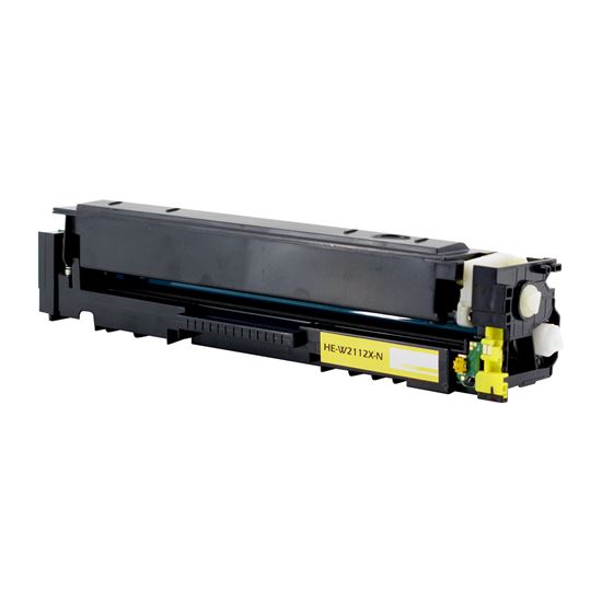 Compatible HP 206X (W2112X) Toner Cartridge, Yellow 2.45K High Yield, (New Chip) 1