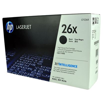OEM HP 26X (CF226X) Toner Cartridge, Black 9K High Yield 1