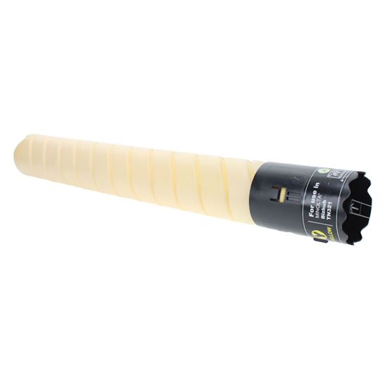 Compatible Konica Minolta TN321Y (A33K230) Toner Cartridge, Yellow 24K Yield, TAA Compliant, Made in USA 1