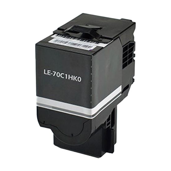 Compatible Lexmark 701HK (70C1HK0) Toner Cartridge, Black 4K High Yield 1