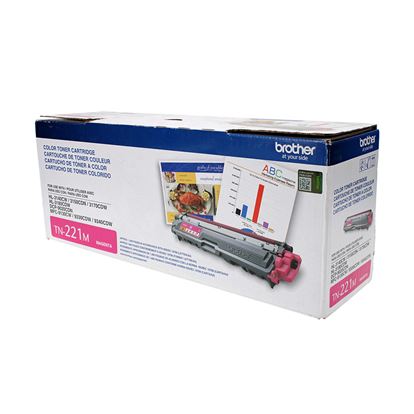 OEM Brother  (TN221M) Toner Cartridge, Magenta 1.4K Yield 1