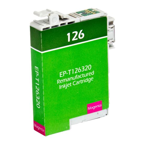 Remanufactured Epson 126 (T126320) InkJet Cartridge, Magenta 470 High Yield 1