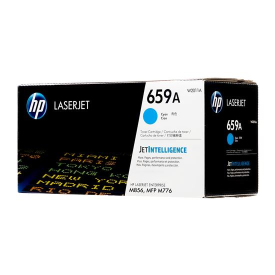 OEM HP 659A (W2011A) Toner Cartridge, Cyan 13K Yield 1