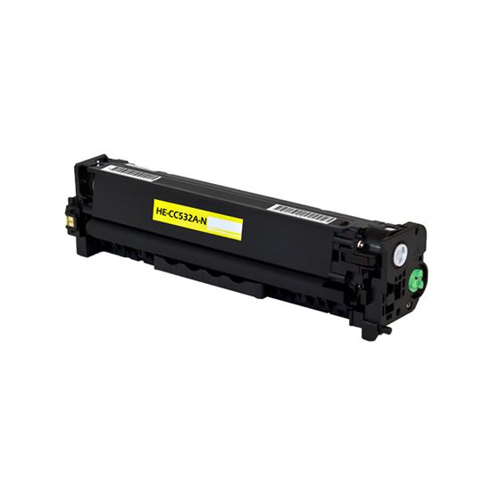 Remanufactured HP 304A (CC532A) Toner Cartridge, Yellow 2.8K Yield 1