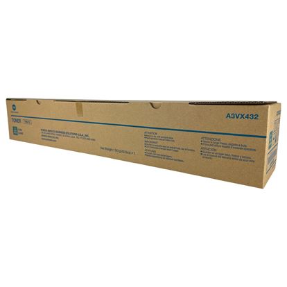 OEM Konica Minolta TN621C (A3VX432) Toner Cartridge, Cyan 66K Yield 1