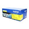 OEM Brother  (TN431Y) Toner Cartridge, Yellow 1.8K Yield 1