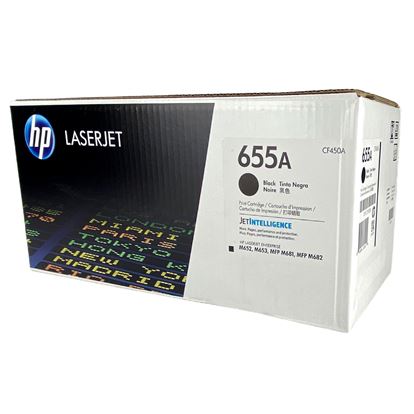 OEM HP 655A (CF450A) Toner Cartridge, Black 12.5K Yield 1
