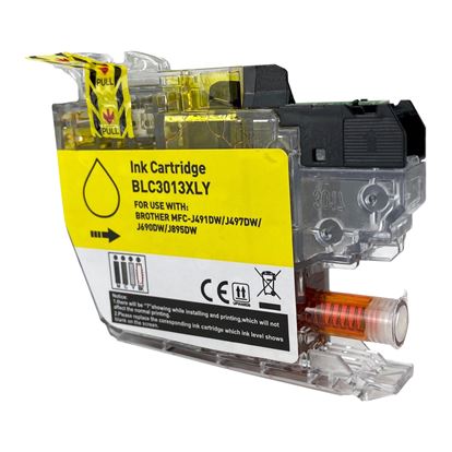 Compatible Brother LC3013 XL (LC3013Y) InkJet Cartridge, Yellow 400 High Yield 1
