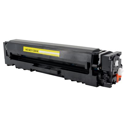 Compatible HP 206X (W2112X) Toner Cartridge, Yellow 2.45K High Yield, DIY (No Chip) 1