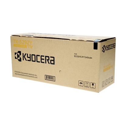 OEM Kyocera Mita TK-5292Y (1T02TXAUS0) Toner Cartridge, Yellow 13K Yield 1