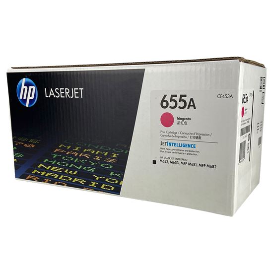 OEM HP 655A (CF453A) Toner Cartridge, Magenta 10.5K Yield 1