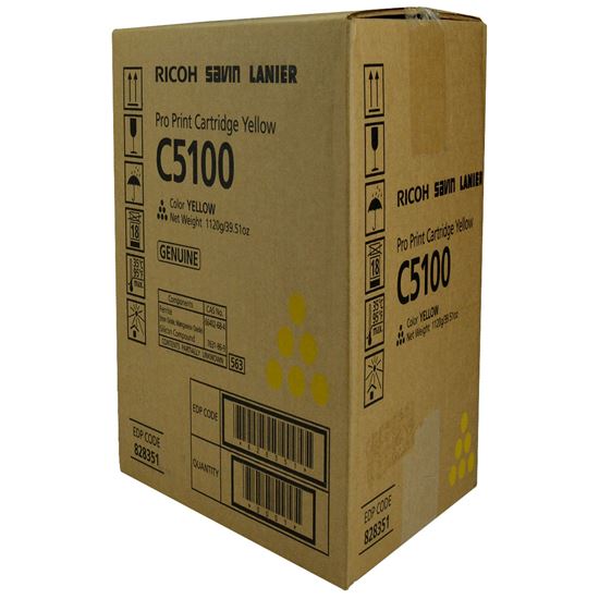 OEM Ricoh  (828222) Toner Cartridge, Yellow 30K Yield 1