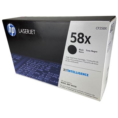 OEM HP 58X (CF258X) Toner Cartridge, Black 10K High Yield 1