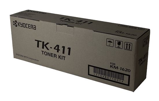 OEM Kyocera Mita TK-411 (370AM011) Toner Cartridge, Black 15K Yield 1