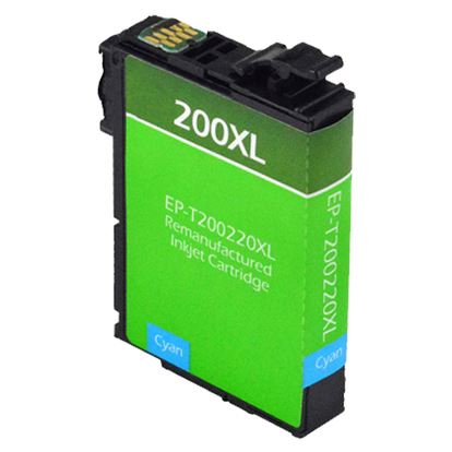 Remanufactured Epson 200XL (T200XL220) InkJet Cartridge, Cyan 450 High Yield 1