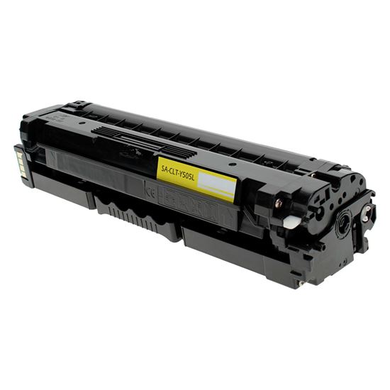 Compatible Samsung Y505L (CLT-Y505L) Toner Cartridge, Yellow 3.5K High Yield 1