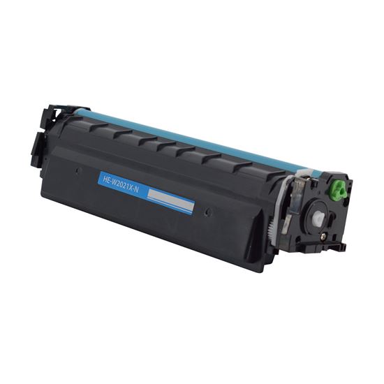 Compatible HP 414X (W2021X) Toner Cartridge, Cyan 6K High Yield, DIY (No Chip) 1
