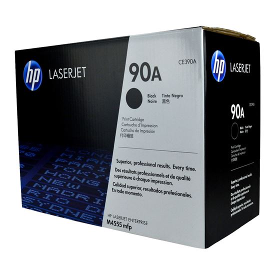 OEM HP 90A (CE390A) Toner Cartridge, Black 10K Yield 1