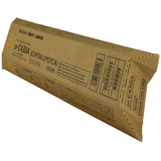 OEM Ricoh  (821106, 821302) Toner Cartridge, Yellow 21K Yield 1