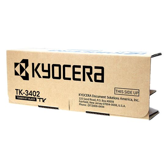 OEM Kyocera Mita TK-3402 (1T0C0Y0US0) Toner Cartridge, Black 12.5K Yield 1