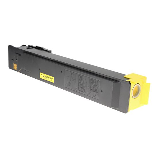 Compatible Kyocera Mita TK-5217Y (1T02R6AUS0) Toner Cartridge, Yellow 15K Yield, TAA Compliant, Made in USA 1